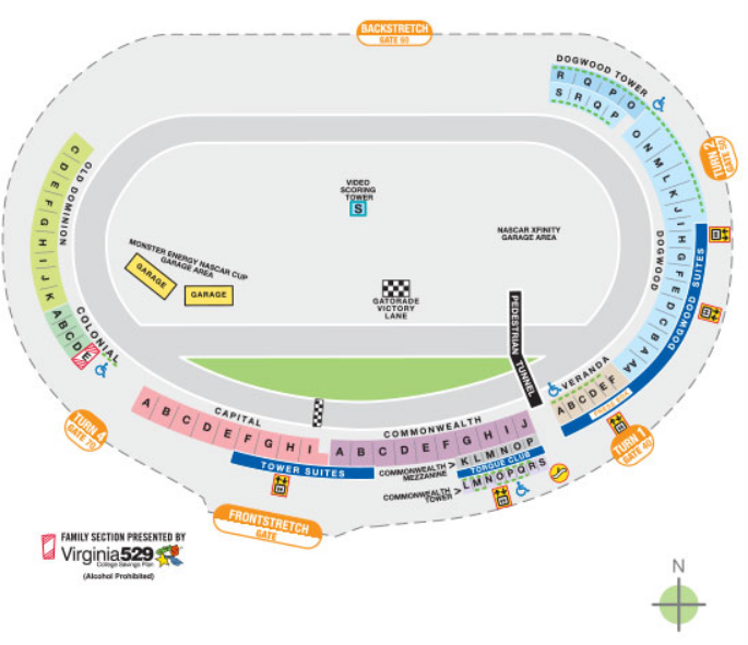 Richmond Raceway Seating Chart