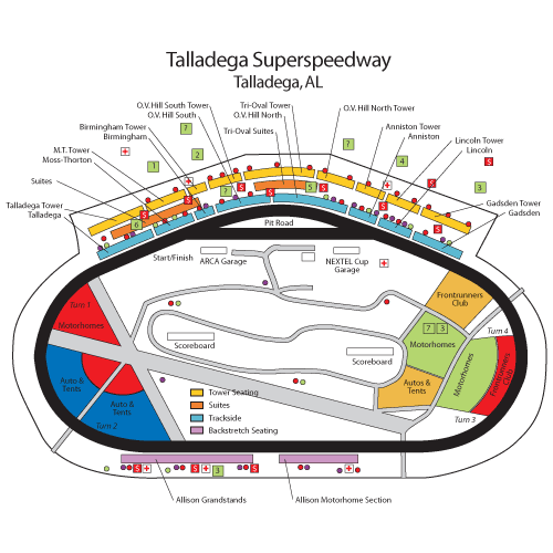 Talladega Seating Chart Pdf Elcho Table